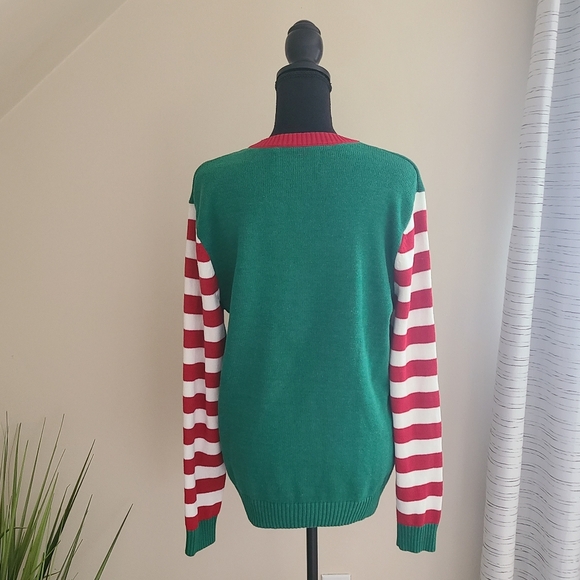 🎅PUG Ugly Christmas Sweater Holiday Sweater Size Large - Picture 5 of 8